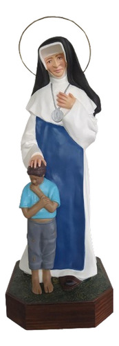 Imagem Santa Dulce Dos Pobres 85cm Anjo Bom Bahia Irma Dulce Cor Colorido