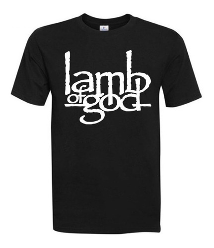 Polera Lamb Of God Hombre 100% Algodón