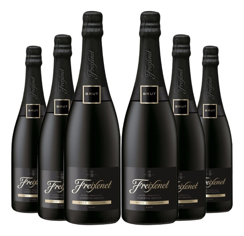 6 Espumantes Freixenet Cordon Negro