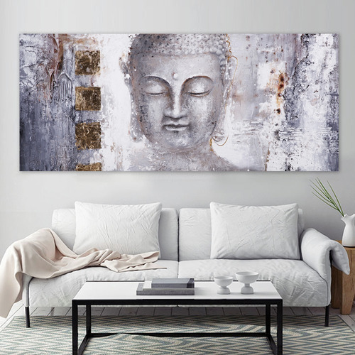 Canvas | Mega Cuadro Decorativo | Buda Minimalista | 140x90