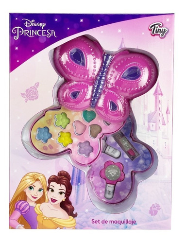 Set De Maquillaje Infantil Mariposa Disney Princesas E.full