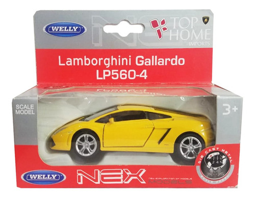 Imagem 1 de 2 de Carrinho Colecionável Lamborghini Gallardo Lp560-4 Welly