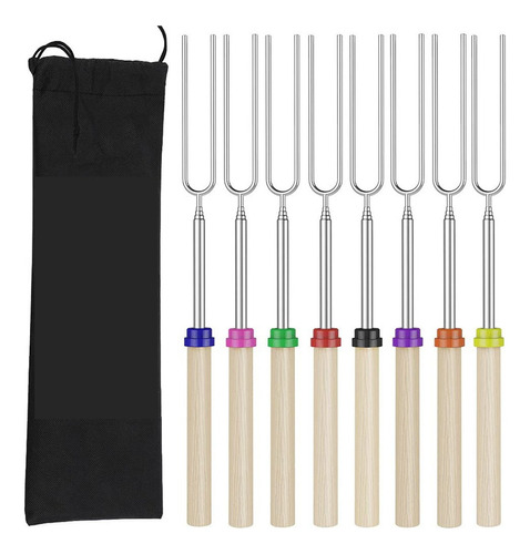 8 Uds. Palitos For Asar Brochetas De Malvavisco Extensibles