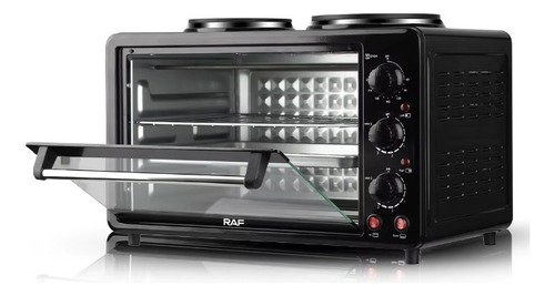 Horno Eléctrico De Mesa Con Estufas 2 En 1 Raf R.5310s 30lts