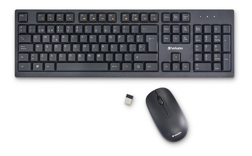 Verbatim | Combo Teclado Y Mouse Verbatim Wireless Oferta!!! Color Del Teclado Negro