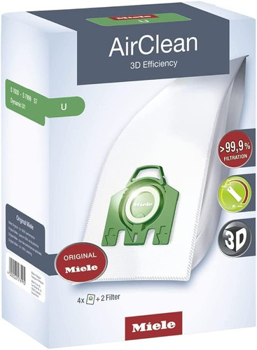 Miele Airclean, Bolsas U, Verde