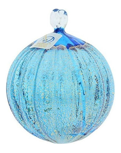 Glassofvenice Medium Navidad Ornamento De Cristal De Murano