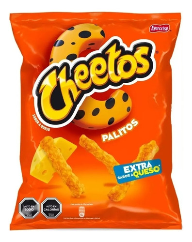 Palitos Cheetos Sabor Queso Bolsa 280 G