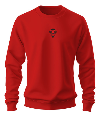 Sudadera Sweater Bordada Diablo Demonio Lucifer Enemigo