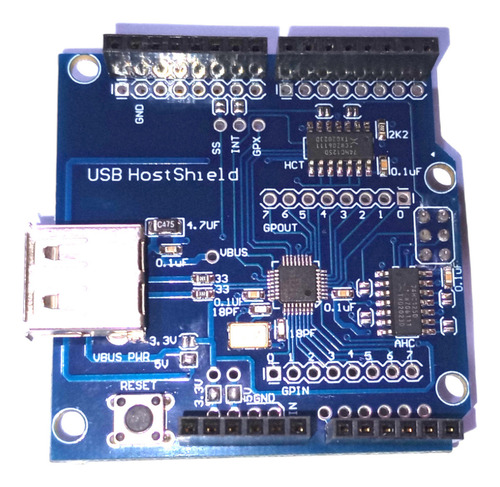 Tarjeta Host Shield Para Arduino Uno Mega Usb Board