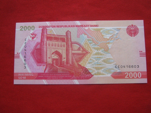 Uzbekistán 2000 Som 2021