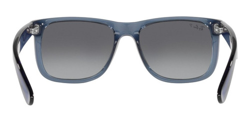 Lentes De Sol Justin Azul Polarizados Ray-ban Rb41656596t355