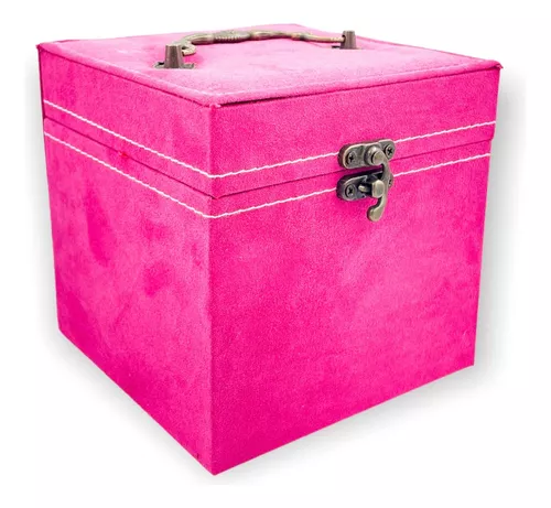 Estuche Para Lápices De Gran Capacidad Caja Organizadora Rosa