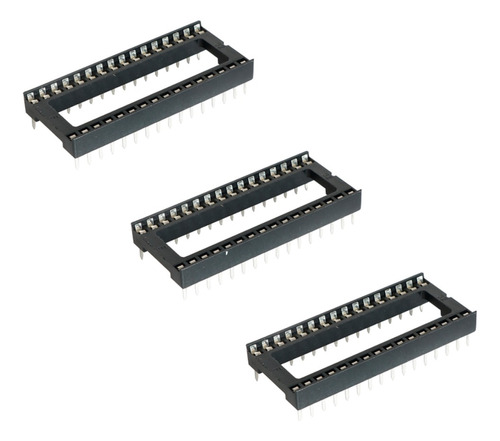 Pack X3 Zocalo Dip32 Ic Socket Dip 32 2x16 Arduino Nubbeo