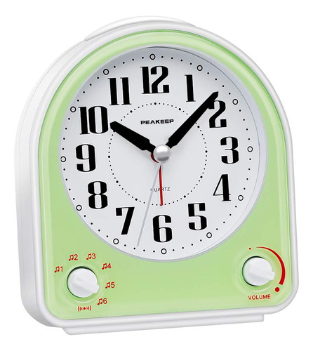 Reloj Alarma Con Control De Volumen Opciones De Sonido Y Fun