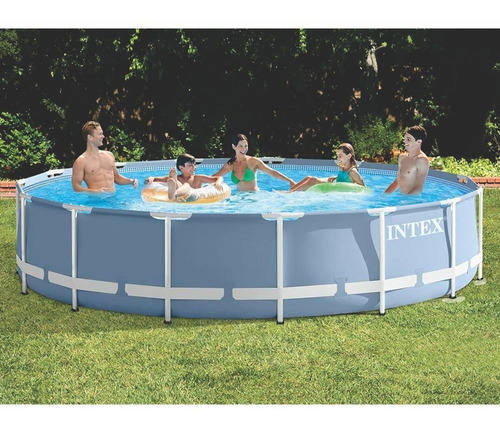 Imagen 2 de 7 de Piscinas Estructural Prisma Frame Intex 305x76cm.
