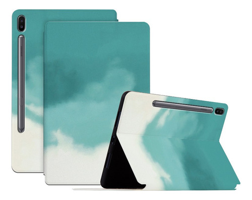 Funda For Samsung Galaxy Tab S6 10.5 Inch Artístico Acuarel