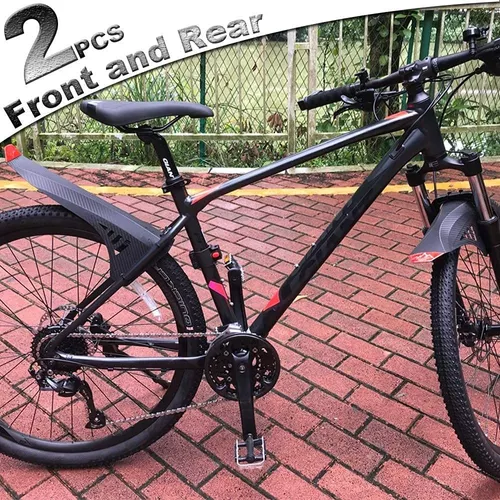 NICEDACK Guardabarros para bicicleta, protector de barro ajustable MTB,  guardabarros delanteros y traseros compatibles, se adapta a bicicletas de