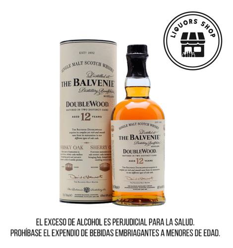 Whisky Balvenie Single Malt 12 Años 750 Ml