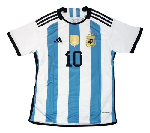 Camiseta adidas Argentina niño 3 estrellas Messi