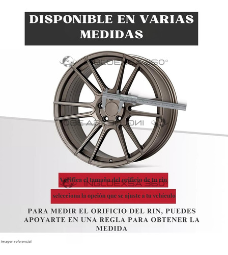 Tapas Centrales De Rines Compatible Kia - Juego X 4 Unids.