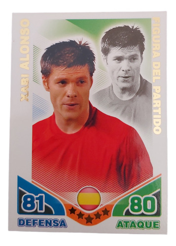 Carta Match Attax Xabi Alonso Figura Del Partido