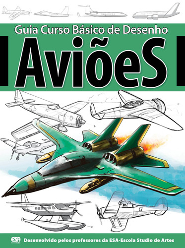 Guia curso básico de desenho - Aviões, de On Line a. Editora IBC - Instituto Brasileiro de Cultura Ltda, capa mole em português, 2018