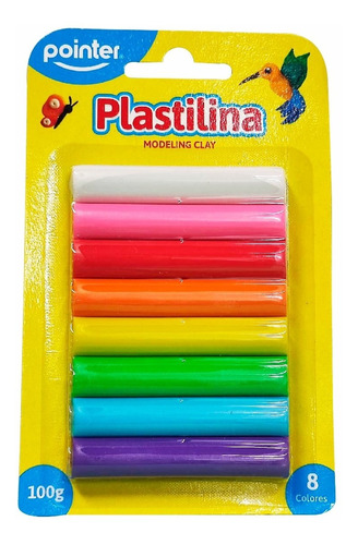 Plastilina Pointer Modeling Clay X 12 Colores.