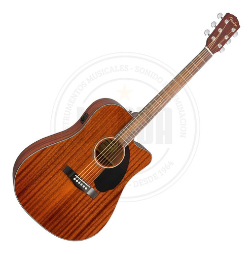 Imagen 3 de 10 de Guitarrra Electro Acustica Fender Cd-60sce All-mahogany