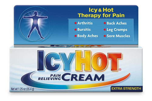 Crema Para Aliviar El Dolor Fuerte Icy Hot 1.25 Onzas