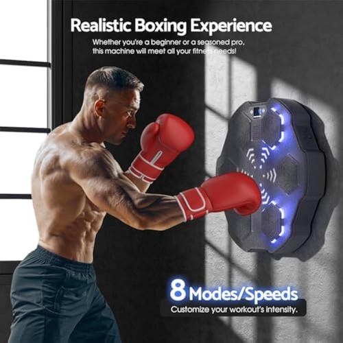 Music Boxing Machine With Boxing Gloves, Smart
