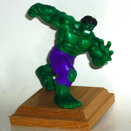 Hulk Estátua Marvel 10 Cm. Base Alternativa, Raro, Foto Real
