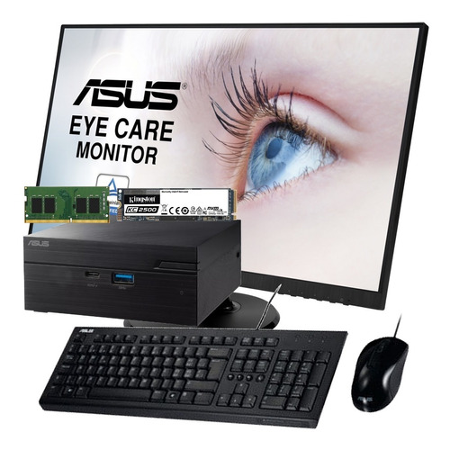 Mini Pc Asus Pn41 N4500 500gb 8gb Monitor Teclado Mouse P