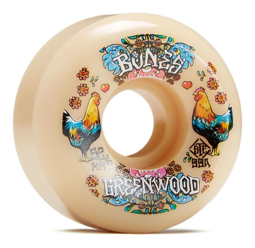 Ruedas Skate Bones 54m Greenwood V5 Sidecut 99a | Laminates