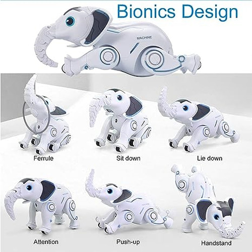 Robot Toys Control Remoto Robótico Elefante Rc Programac Rcn