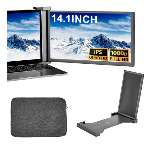 Monitor Portátil 14 Ips Fhd 1080p Con Soporte Independiente