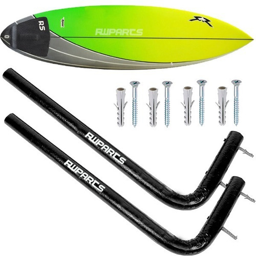 Rack Parede Prancha Surf Longboard Fun Suporte Par Resistent