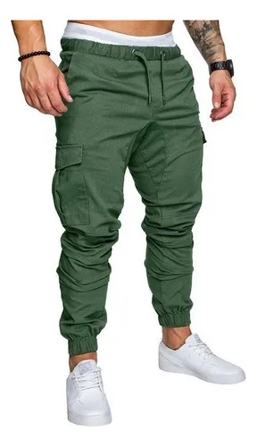 Pantalones de hombre con puño new arrivals