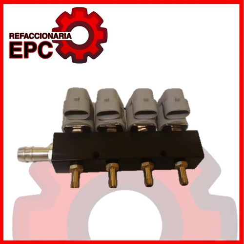 Inyectores Para Gas Natural Y Lp Rail 2 Ohms 