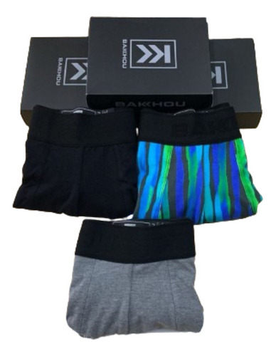 Oferta Promo Pack X 3 Boxer Bakhou Oferta Talle Especial Xxl