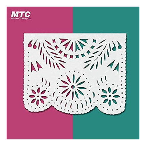 Imagen 3 de 6 de Olã Rico Pancarta De Plástico Mexicano De Papel Pica...