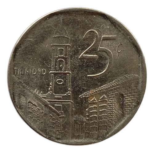 Moneda Cuba 25 Centavos 2008 Trinidad (&298 (Usado)