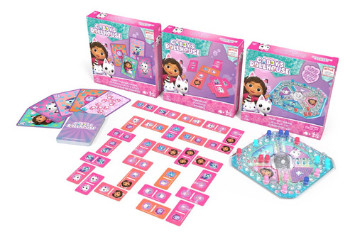 Gabby's Dollhouse - Pack X3 Juegos De Caja - 98411g