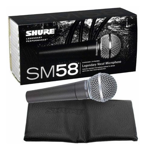 Microfone Shure Sm58-lc Sm 58 Lc Sm-58 Original Nota Fiscal