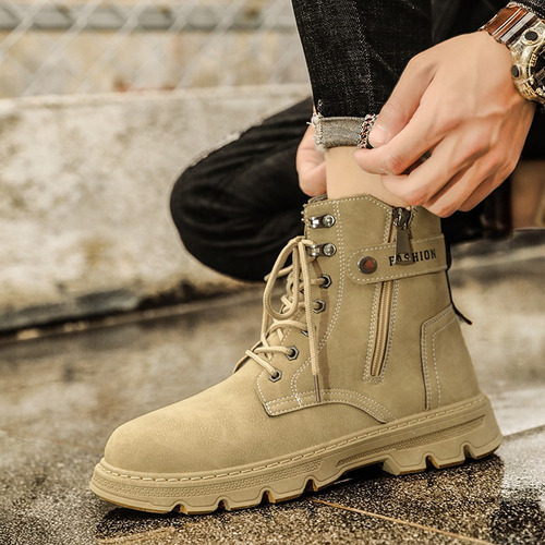 Botas Tacticas Hombre Moda Casual Tendencia Martin Boots | Meses sin  intereses