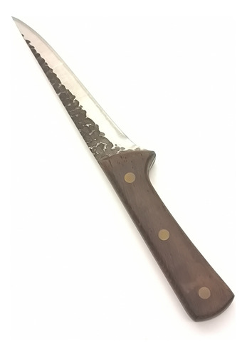 Cuchillo Carnicero Rustico Hoja Delgada Filetero Con Funda