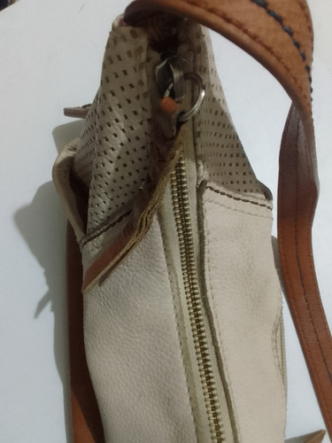 Bolsa The Sak Hombro Adultos Color Cafe-crema Crema Lisa Níquel Marrón (Usado)