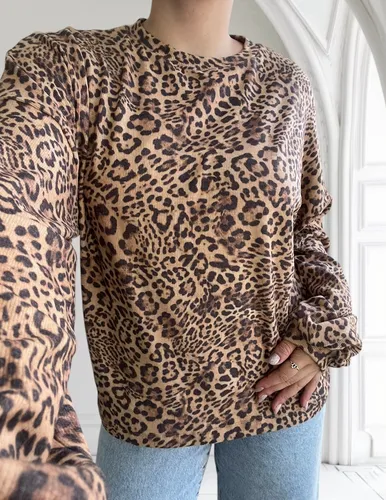 Blusa Brest Manga Larga Globo Lanilla