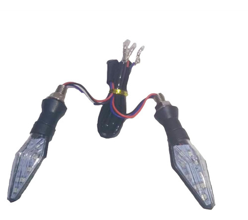 Imagen 2 de 2 de Luz Cruce Led Moto Amarillo, Azul Empire,bera,skygo! 2 Pares
