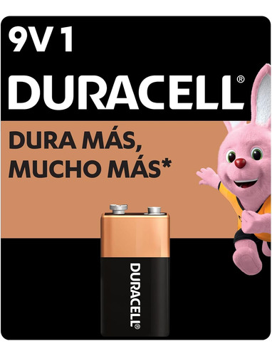 Bateria 9 V Duracell Blister Alcalina Nuevo